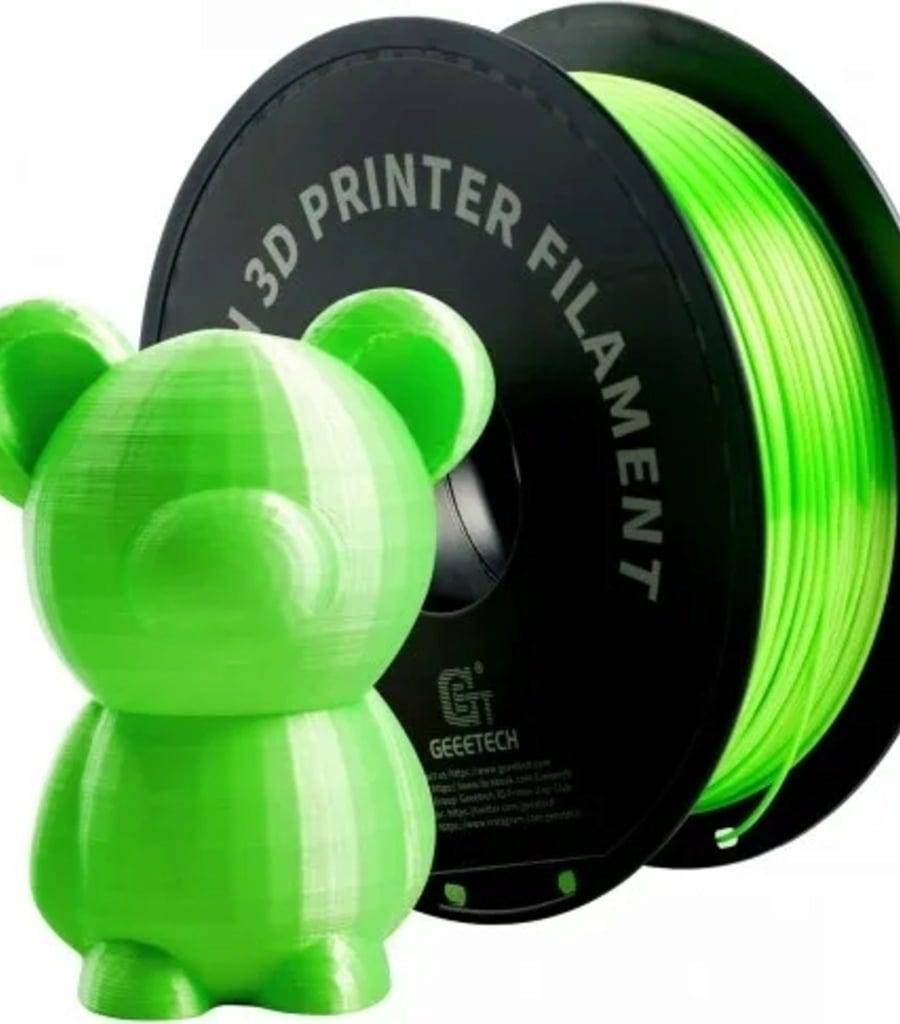 GEEETECH – PLA Seidenglanz Grün – 1,75 mm – 1,0 kg