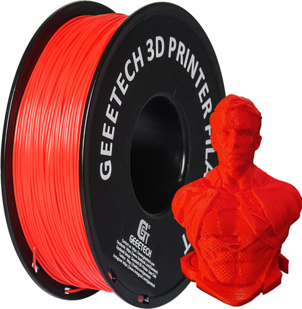 GEEETECH – PLA Red – 1,75 mm – 1 kg