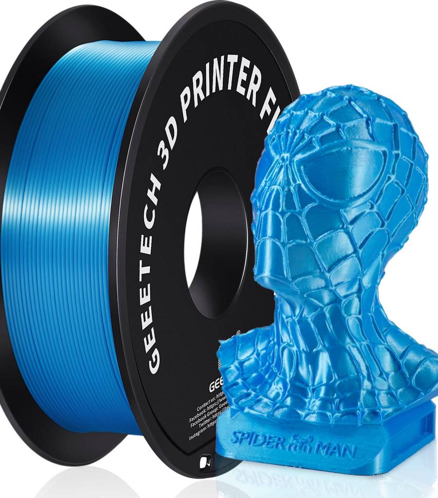 GEEETECH – PLA Silk Sky Blue – 1,75 mm – 1,0 kg