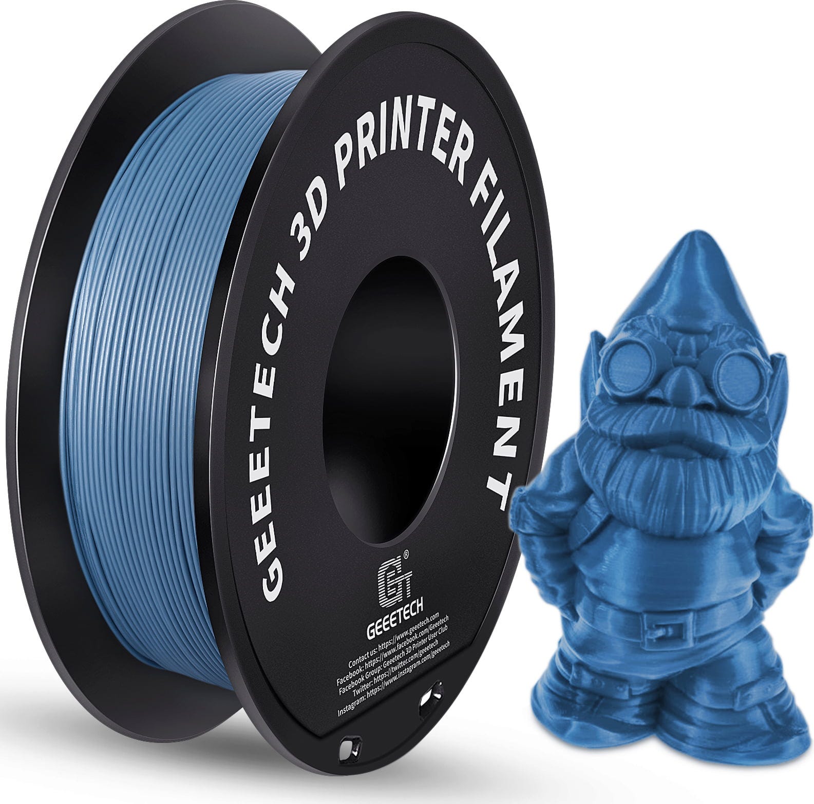 GEEETECH – PLA Matt Blau – 1,75 mm – 1 kg