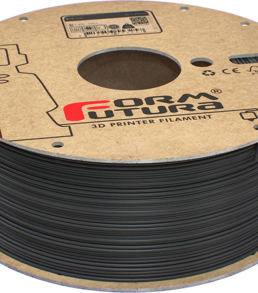FormFutura – Recyceltes ASA Anthrazitgrau – 1,75 mm – 1 kg