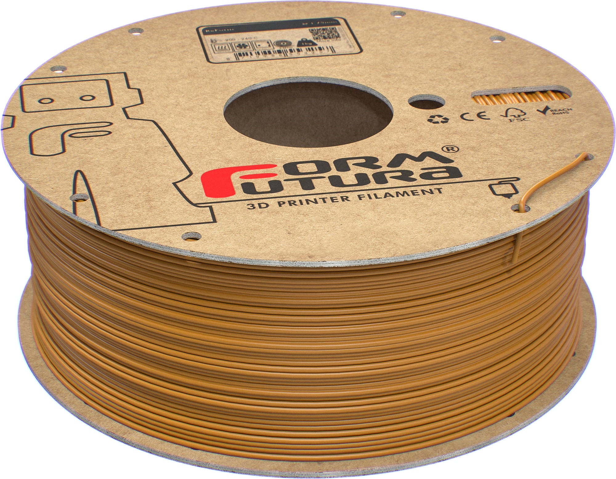 FormFutura – ReForm rPLA Caramel – 1,75 mm – 1,0 kg