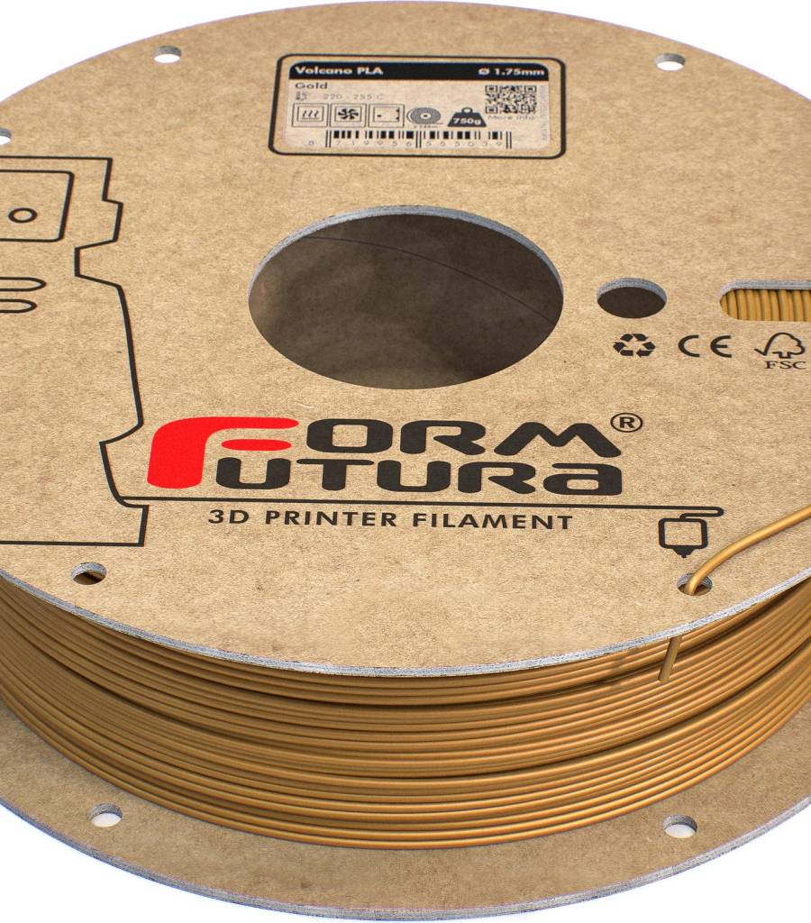FormFutura – Volcano PLA Gold – 1,75 mm – 0,75 kg