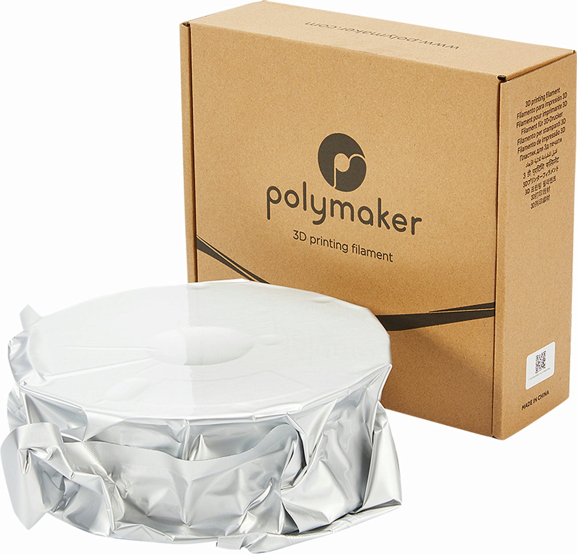 Polymaker – PolyLite PETG Weiß – 1,75 mm – 1 kg