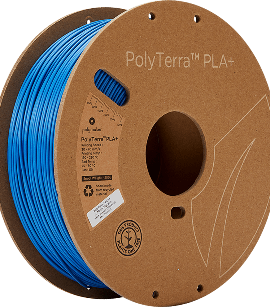 Polymaker – PolyTerra PLA+ Blau – 1,75 mm – 1,0 kg