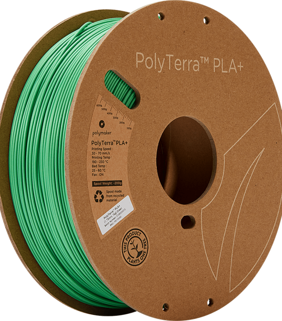 Polymaker – PolyTerra PLA+ Grün – 1,75 mm – 1.0 kg