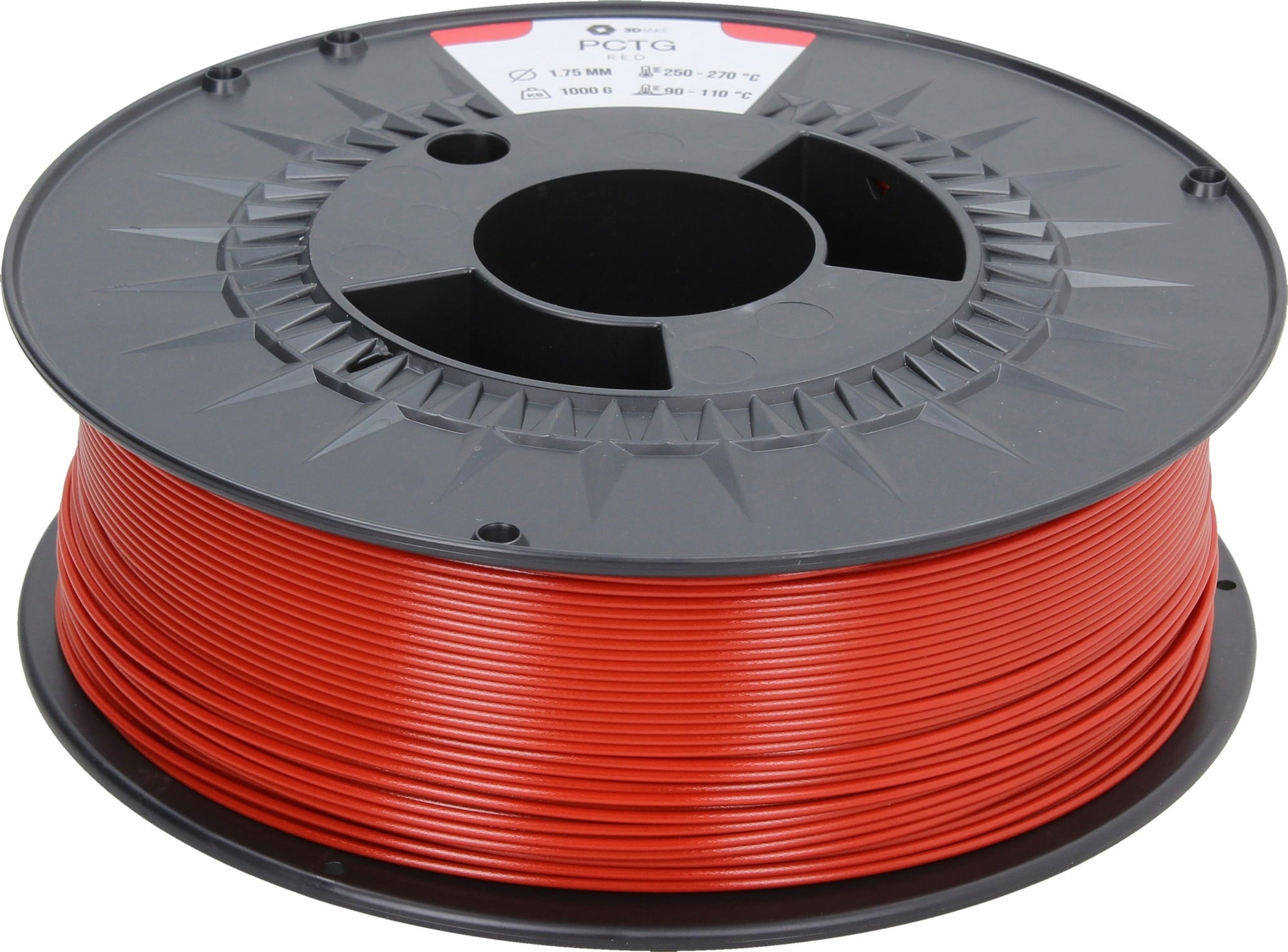 3DJAKE – PCTG Rot – 1,75 mm – 1.0 kg