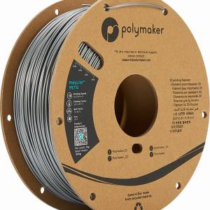 Polymaker – PolyLite PETG Silver – 1,75 mm – 1,0 kg Polymaker – PolyLite PETG Silver – 1,75 mm – 1,0 kg