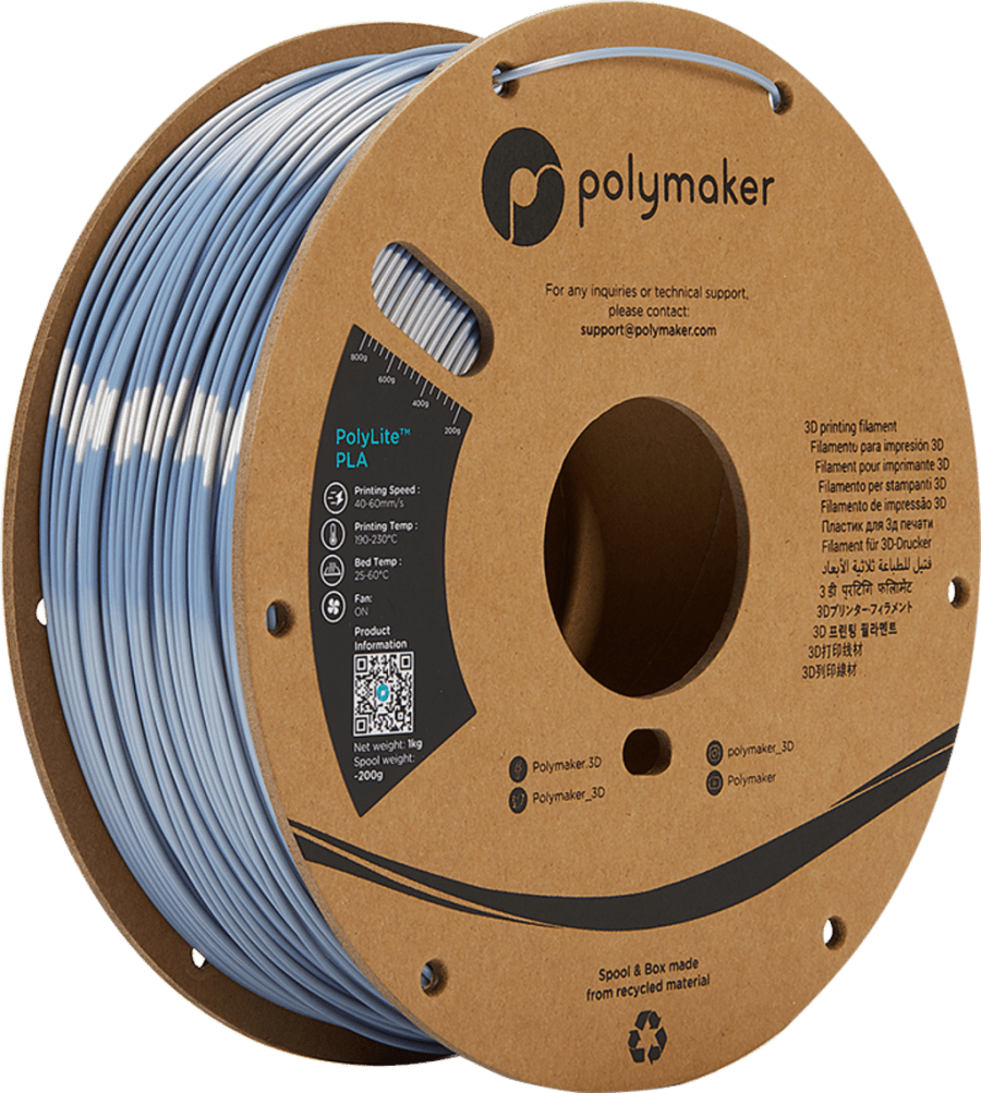 Polymaker – Panchroma PLA Silk Silver – 1,75 mm – 1 kg Polymaker – Panchroma PLA Silk Silver – 1,75 mm – 1 kg