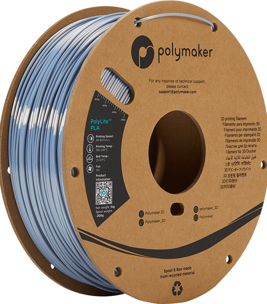 Polymaker – Silk PLA Silber – 1,75 mm – 1 kg