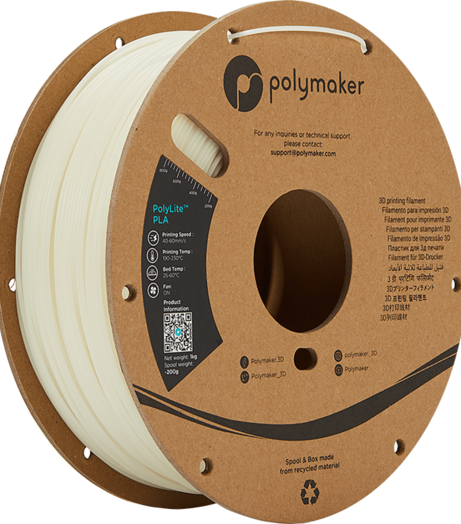 Polymaker – PolyLite PLA Glow in the Dark Grün – 1,75 mm – 1,0 kg