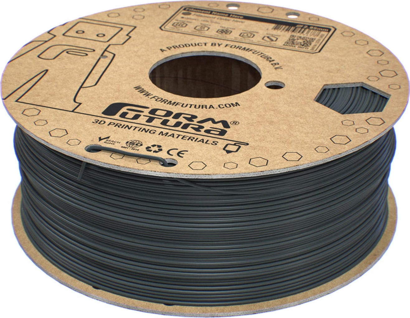 FormFutura – EasyFil ePETG Iron Grey – 1,75 mm – 1,0 kg