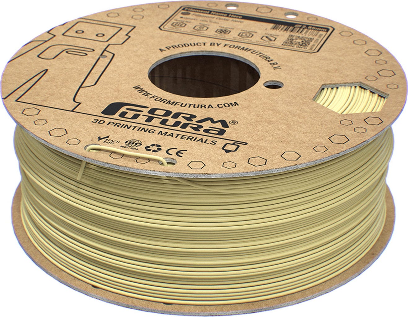 FormFutura – EasyFil PLA Hell Elfenbein – 1,75 mm – 1 kg