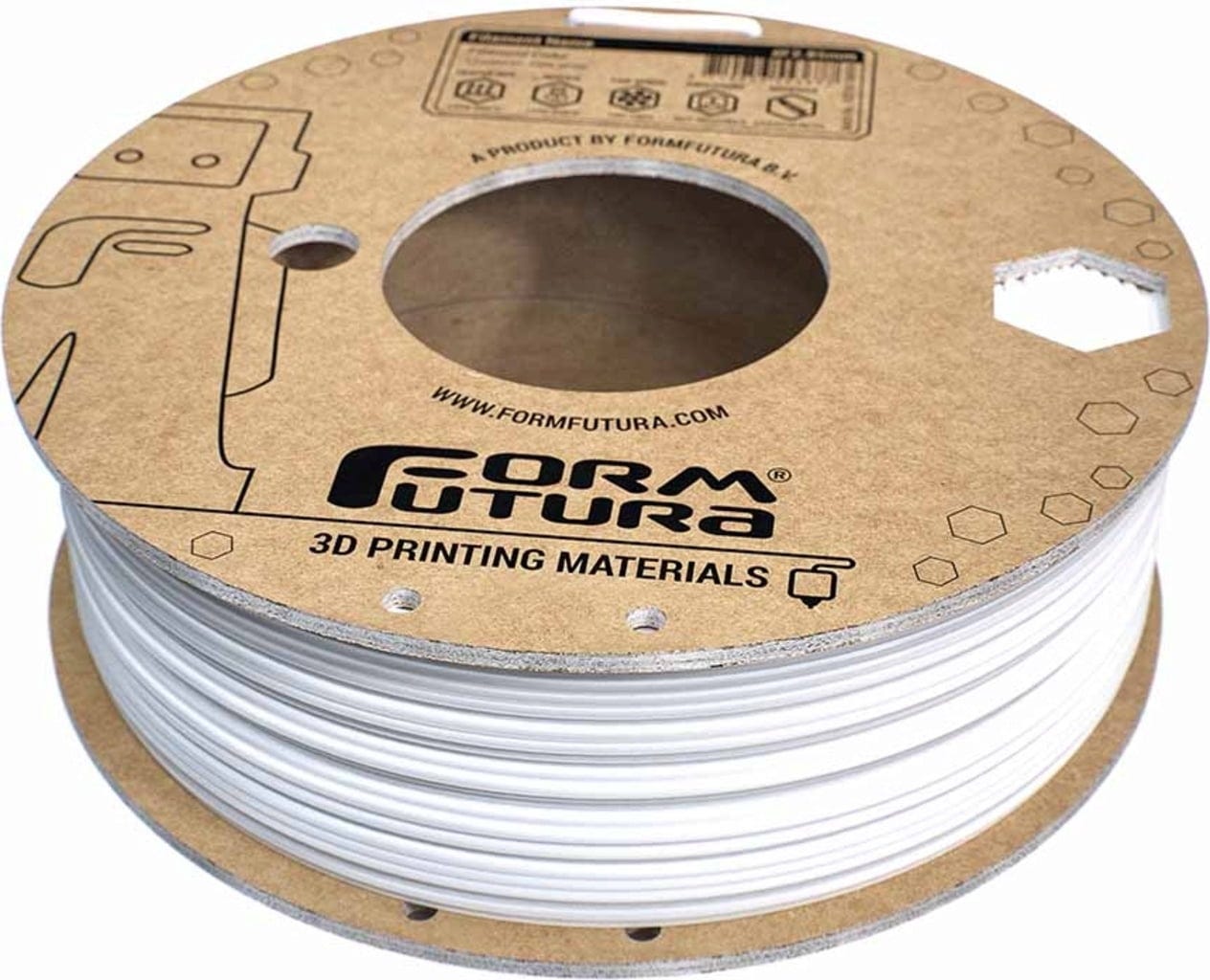 FormFutura – EasyFil ePETG Traffic White – 1.75 mm – 1 kg