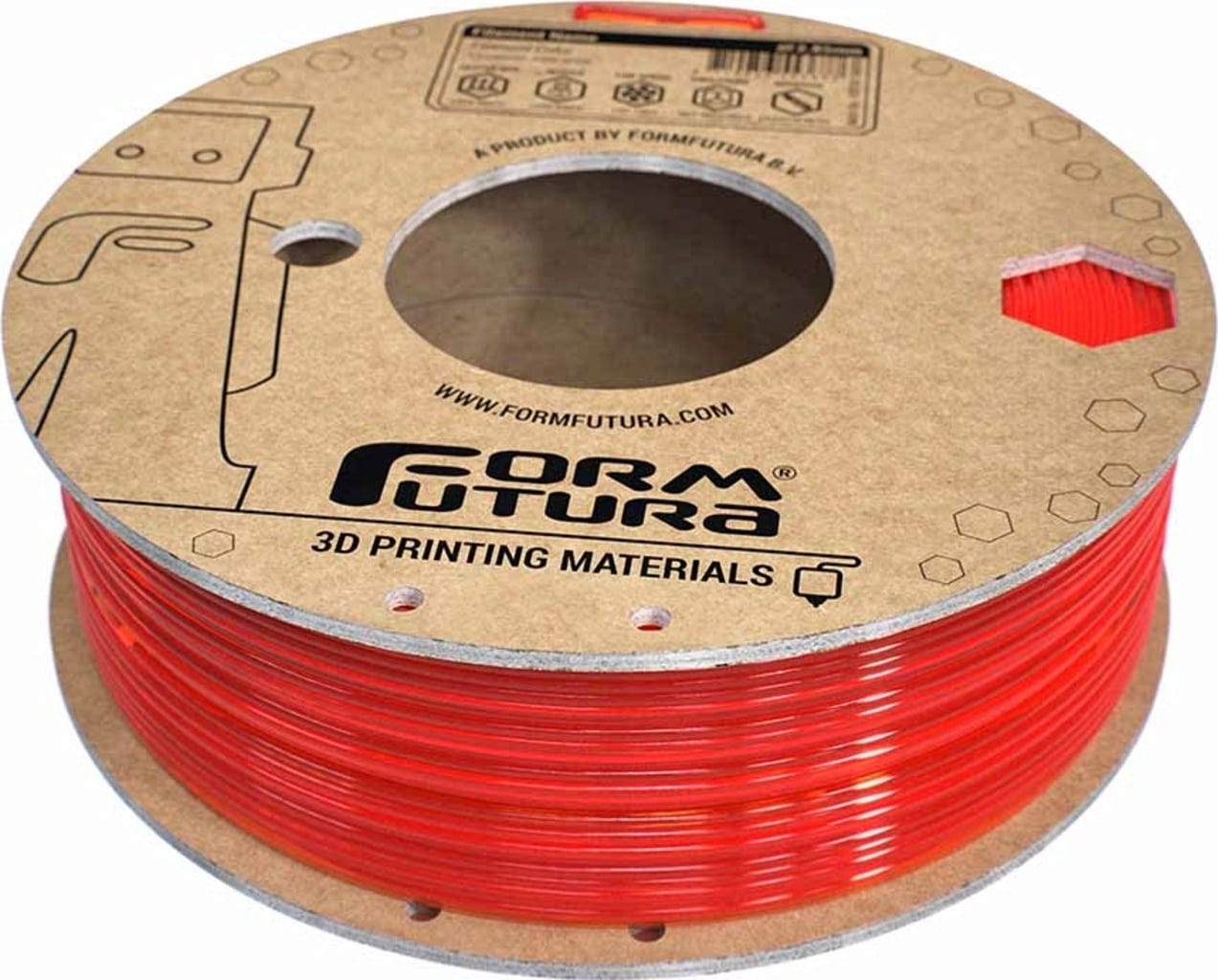 FormFutura – EasyFil ePETG Transparent Orange – 1,75 mm – 1 kg