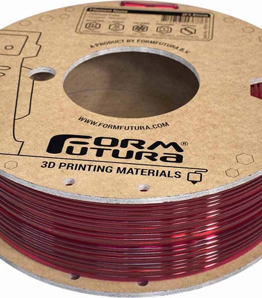 FormFutura – EasyFil ePETG Transparent Red – 1,75 mm – 1 kg