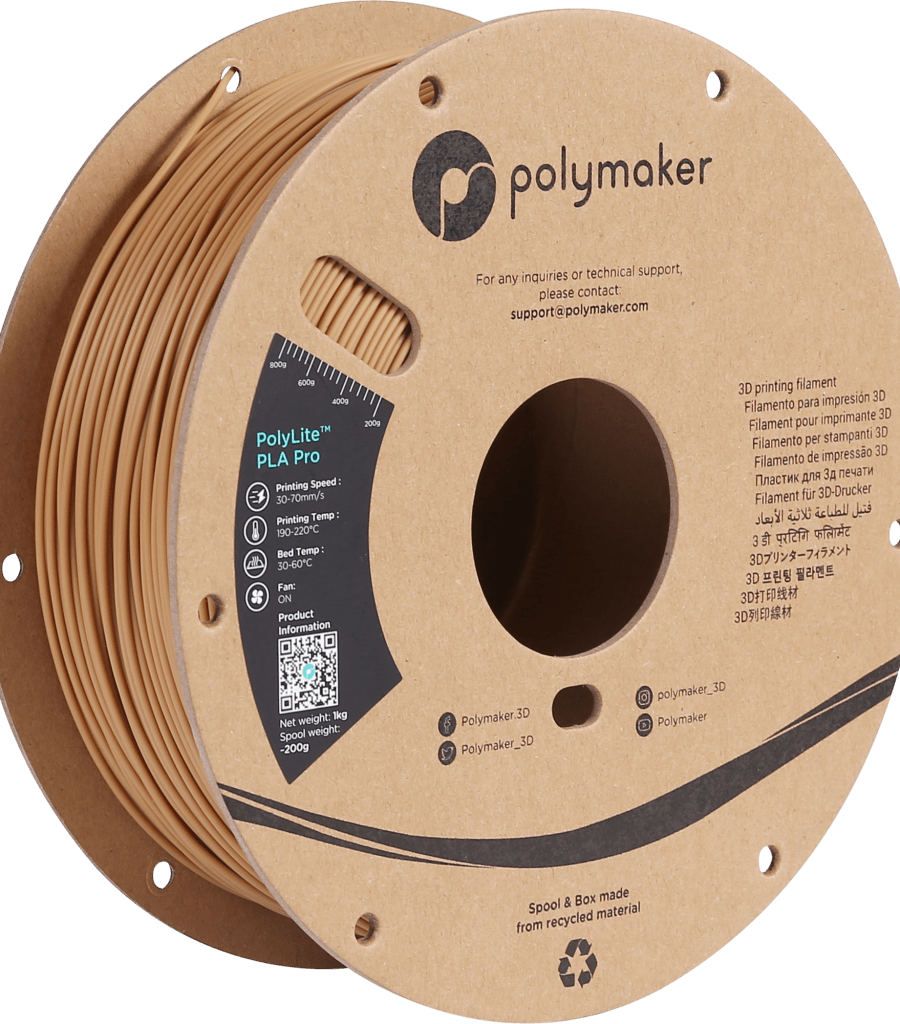 Polymaker – PolyLite PLA PRO Army Beige – 1,75 mm – 1 kg