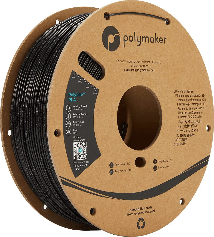 Polymaker – Panchroma PLA Galaxy Black – 1,75 mm – 1 kg Polymaker – Panchroma PLA Galaxy Black – 1,75 mm – 1 kg