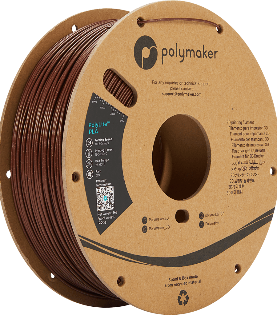 Polymaker – PolyLite PLA Galaxy Dark Red – 1,75 mm – 1 kg