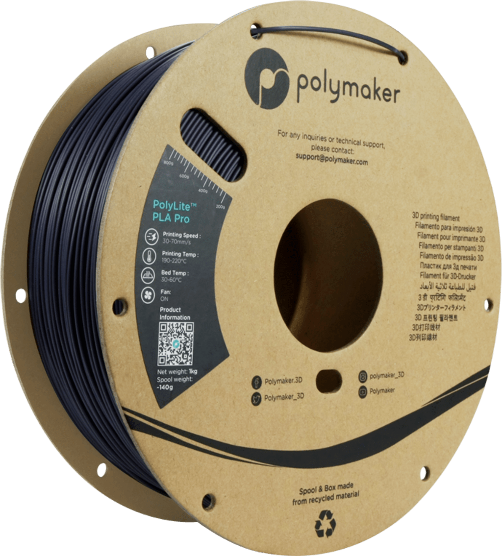 Polymaker – PolyLite PLA PRO Dark Purple – 1,75 mm – 1 kg