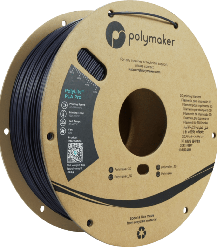 Polymaker – PolyLite PLA PRO Dark Purple – 1,75 mm – 1 kg