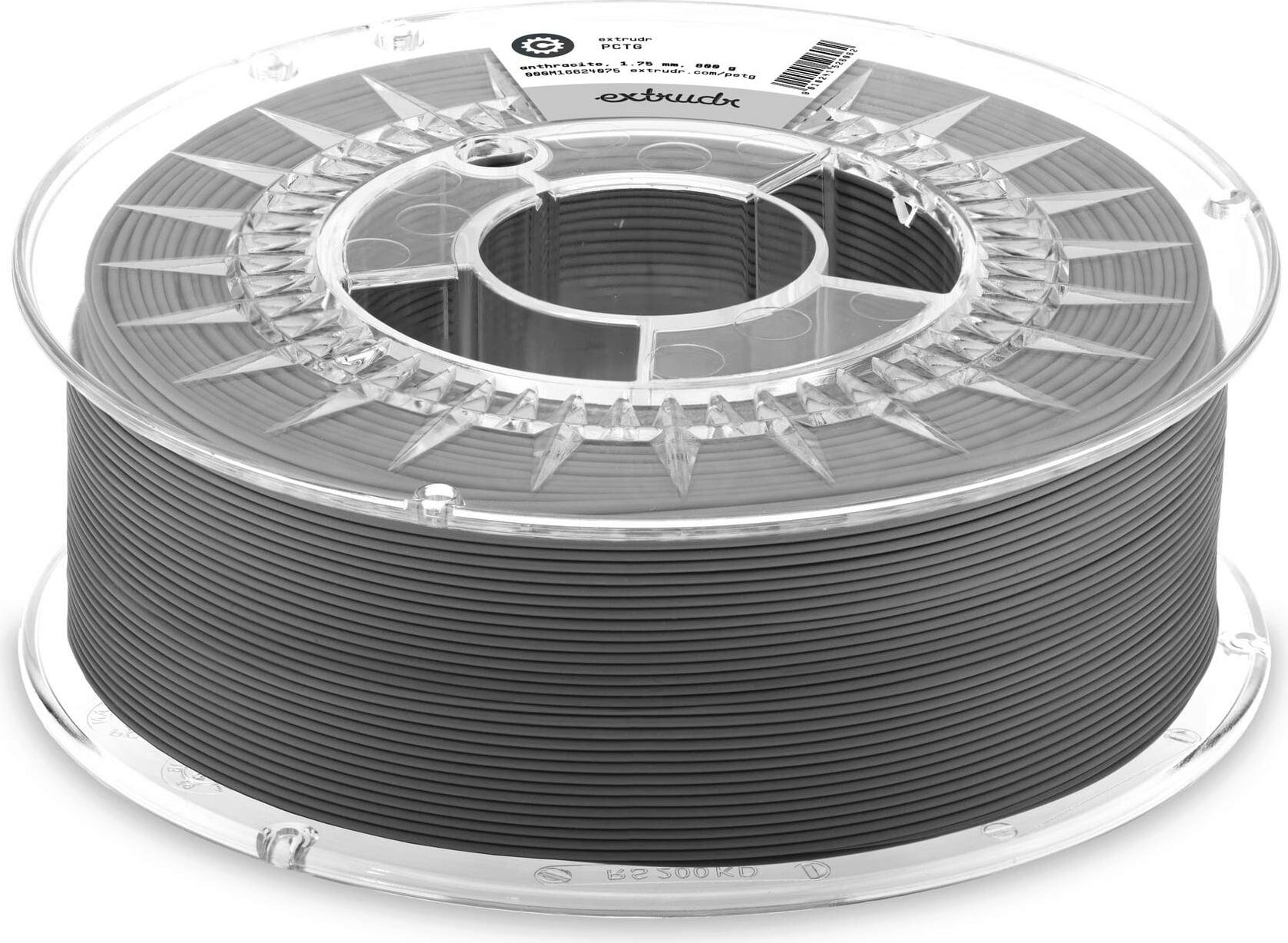 Extrudr – PCTG Filament Anthrazit – 1,75 mm – 0,8 kg