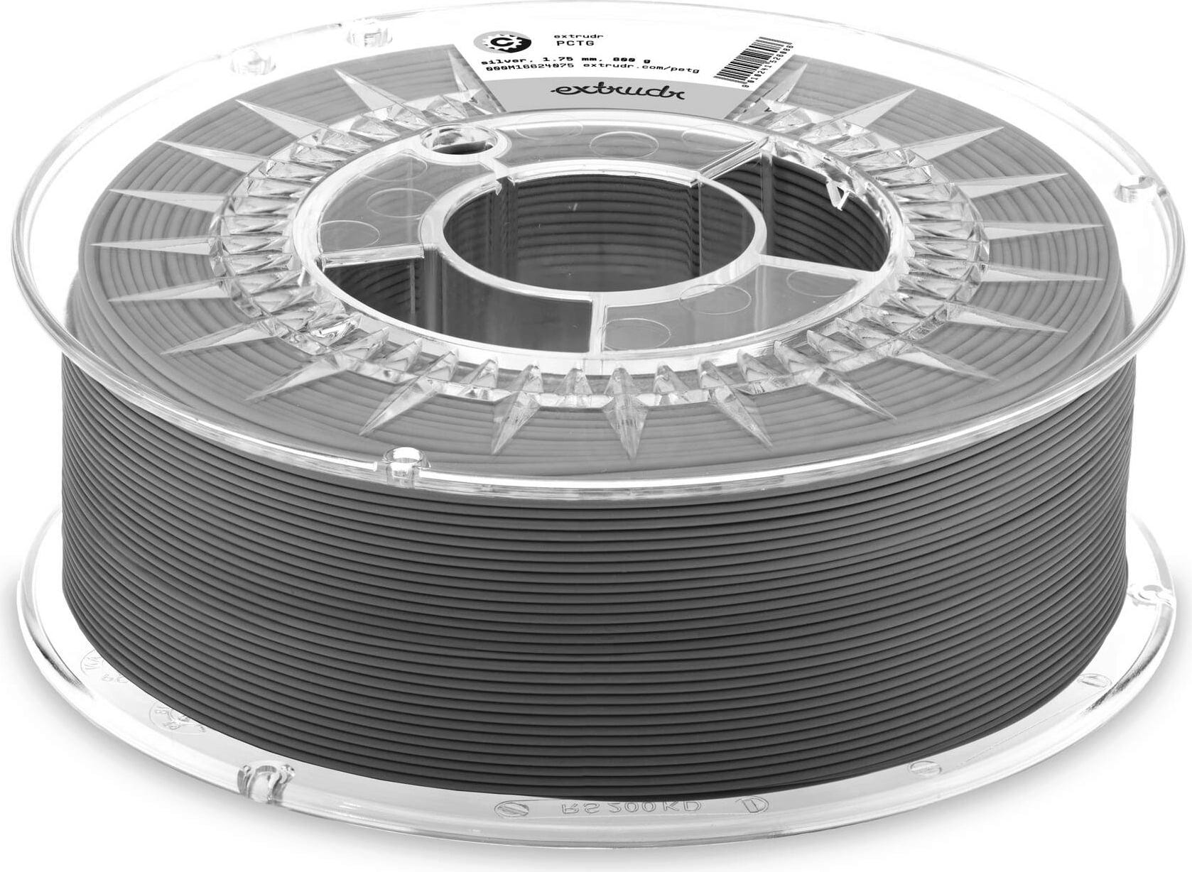 Extrudr – PCTG Silber – 1,75 mm – 0,8 kg