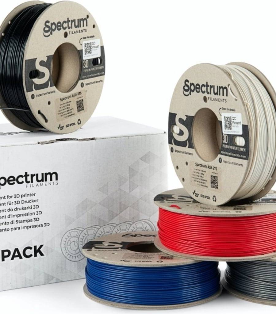 Spectrum – ASA Filament Set (5 Farben) – 1,75 mm – 1.25 kg