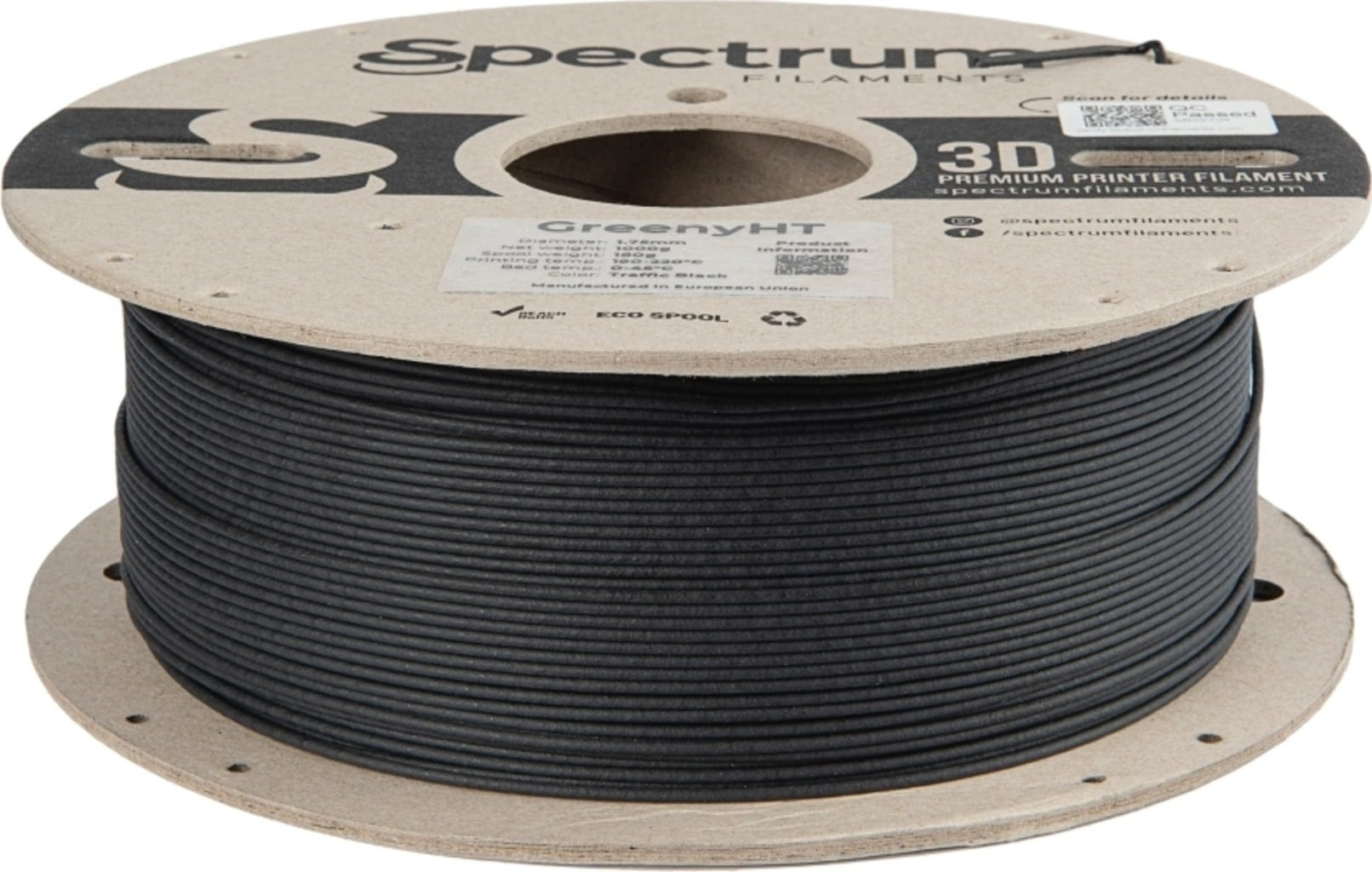 Spectrum – GreenyHT Traffic Black – 1,75 mm – 1.0 kg