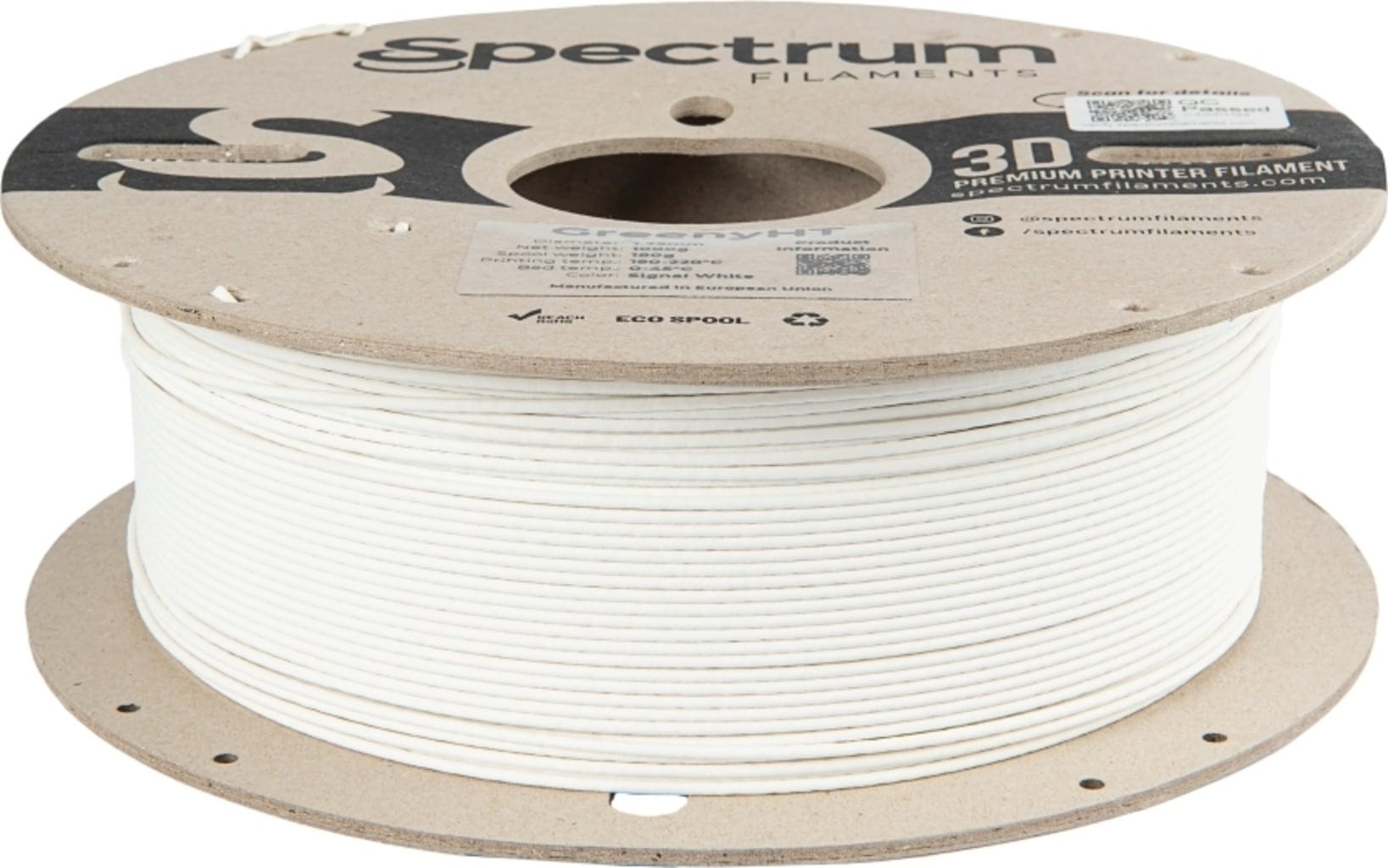 Spectrum – GreenyHT Signal White – 1,75 mm – 1,0 kg