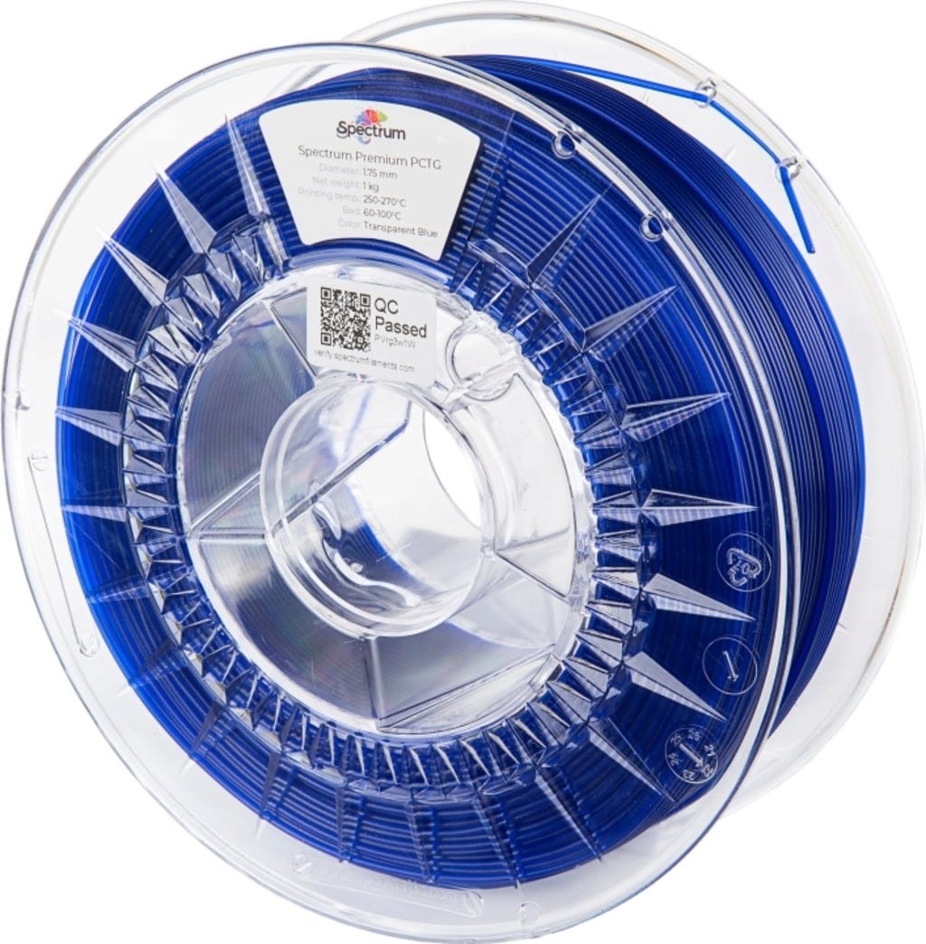 Spectrum – Premium PCTG Transparent Blue – 1,75 mm – 1,0 kg