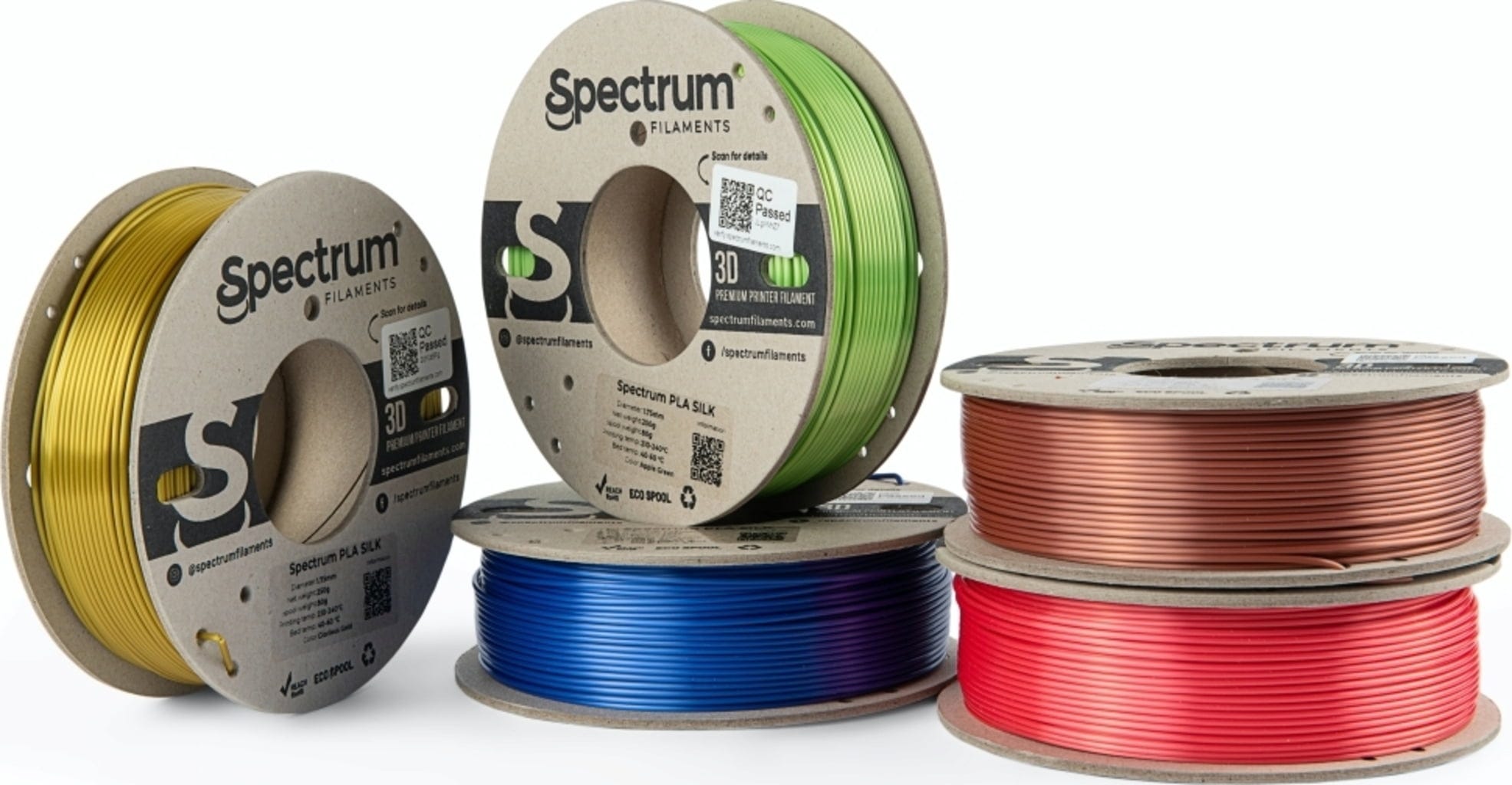Spectrum – PLA Silk Filament Set – 1,75 mm – 1,25 kg