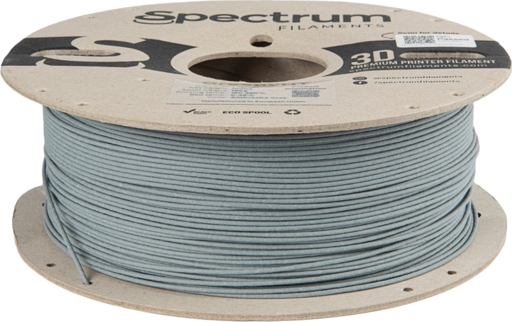 Spectrum – GreenyHT Anthracite Grey – 1,75 mm – 1,0 kg