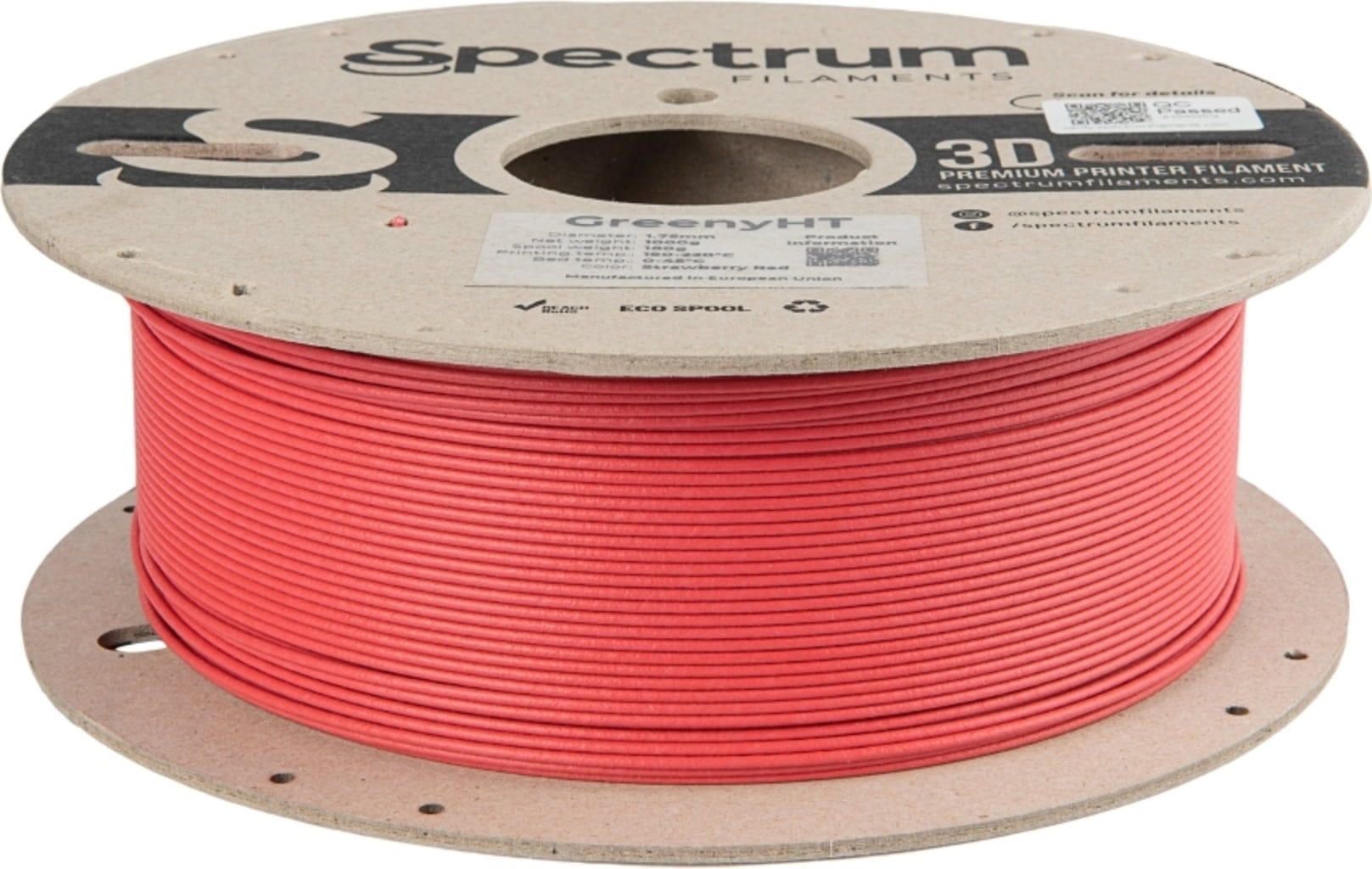 Spectrum – GreenyHT Strawberry Red – 1,75 mm – 1 kg