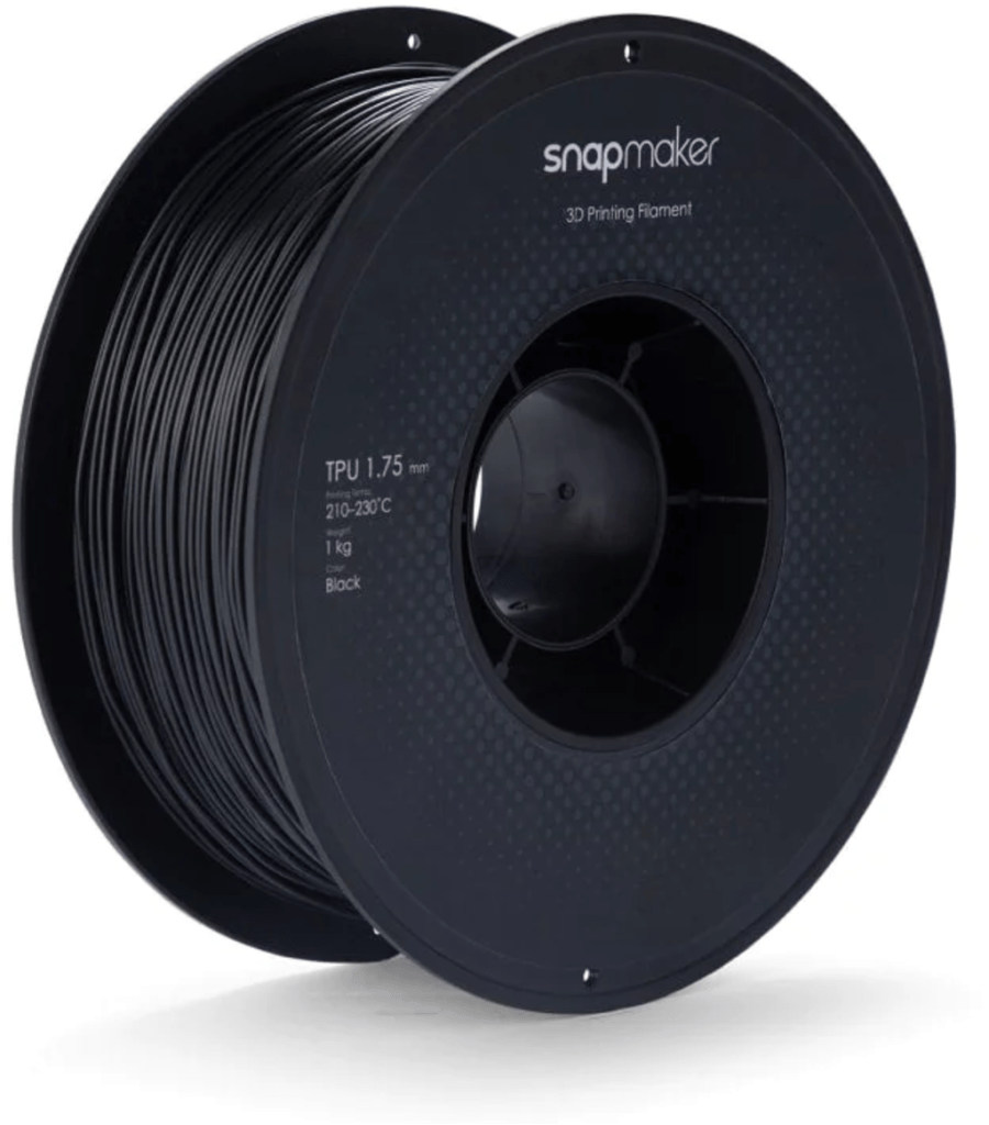 Snapmaker – TPU Black – 1,75 mm – 1,0 kg