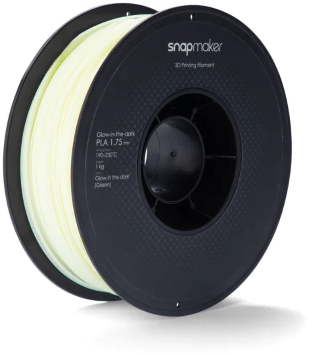 Snapmaker – PLA Glow-in-the-Dark Green – 1,75 mm – 1 kg