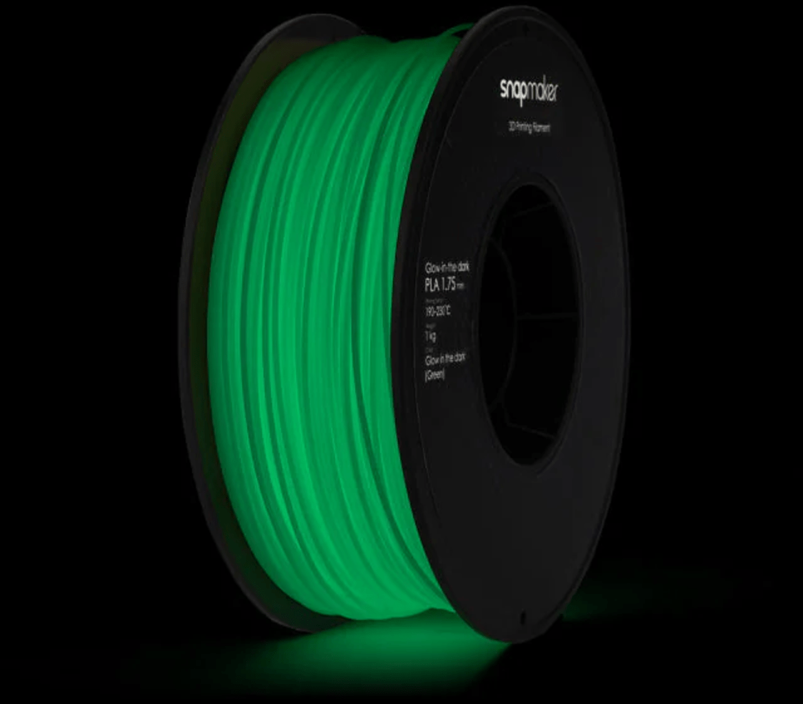 Snapmaker – PLA Glow-in-the-Dark Green – 1,75 mm – 1 kg