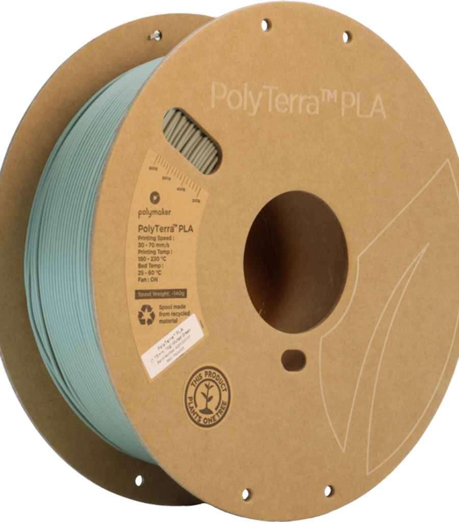 Polymaker – PolyTerra PLA Muted Green – 1,75 mm – 1 kg