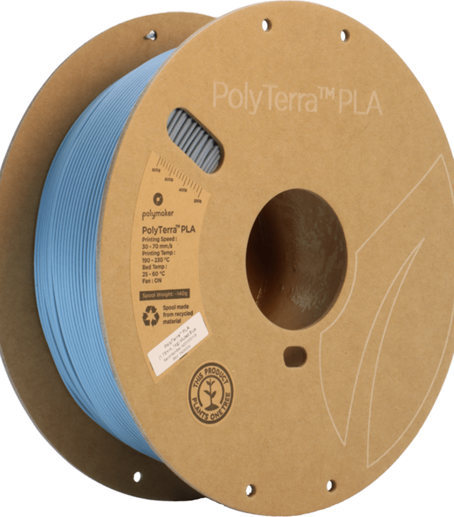 Polymaker – PolyTerra PLA Muted Blue – 1,75 mm – 1,0 kg