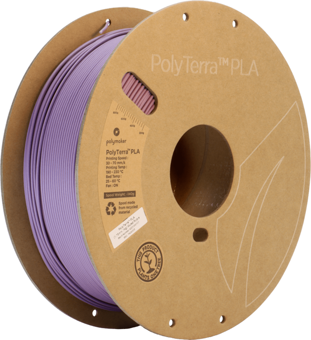 Polymaker – PolyTerra PLA Muted Purple – 1,75 mm – 1 kg