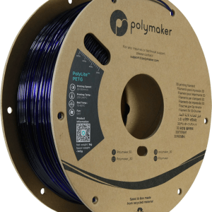 Polymaker – PolyLite PETG Transluzent Blau – 1,75 mm – 1 kg Polymaker – PolyLite PETG Transluzent Blau – 1,75 mm – 1 kg