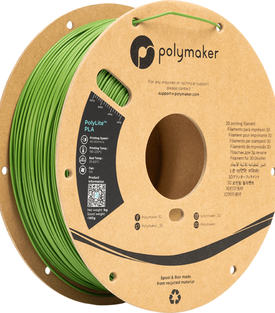 Polymaker – PolyLite PLA Jungle Green – 1,75 mm – 1 kg