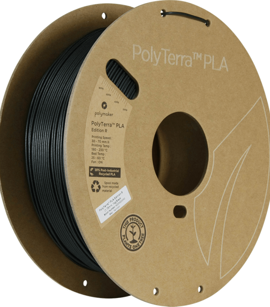 Polymaker – PolyTerra PLA Edition R Black – 1,75 mm – 1,0 kg