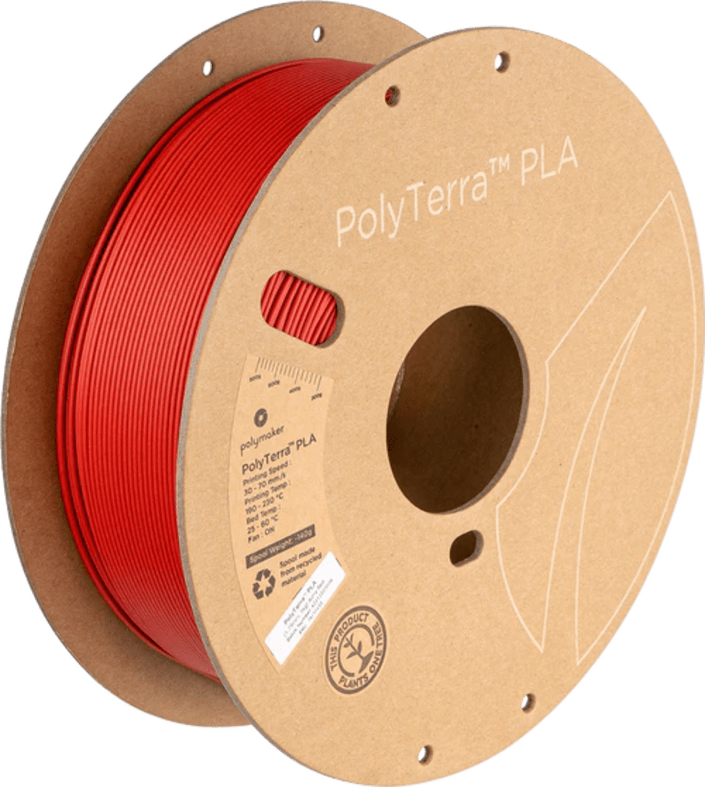 Polymaker – PolyTerra PLA Army Red – 1,75 mm – 1 kg