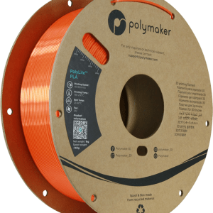 Polymaker – PolyLite Silk PLA Orange – 1,75 mm – 1 kg Polymaker – PolyLite Silk PLA Orange – 1,75 mm – 1 kg