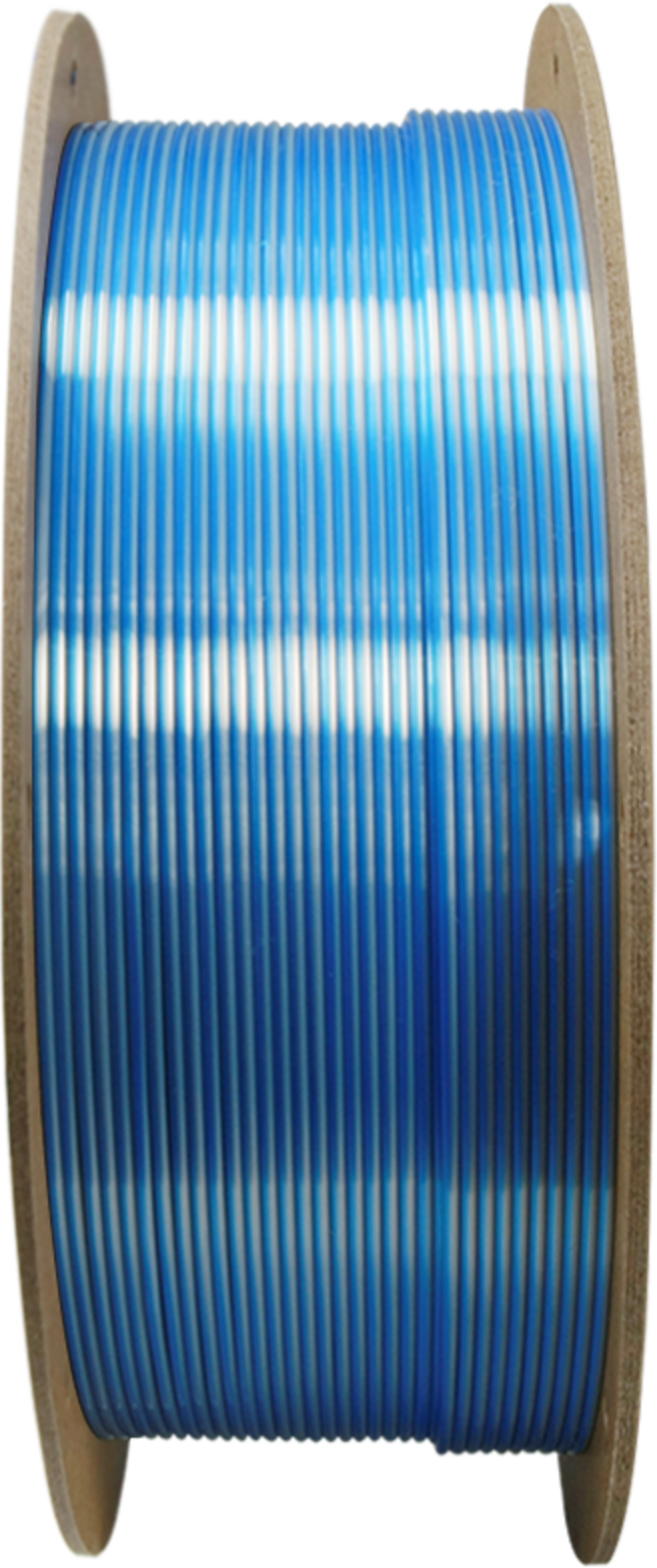 Polymaker – PolyLite Dual Silk PLA Beluga Silver-Blue – 1,75 mm – 1 kg