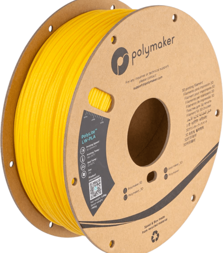 Polymaker – Leichtgewicht PLA Gelb – 1,75 mm – 0.8 kg