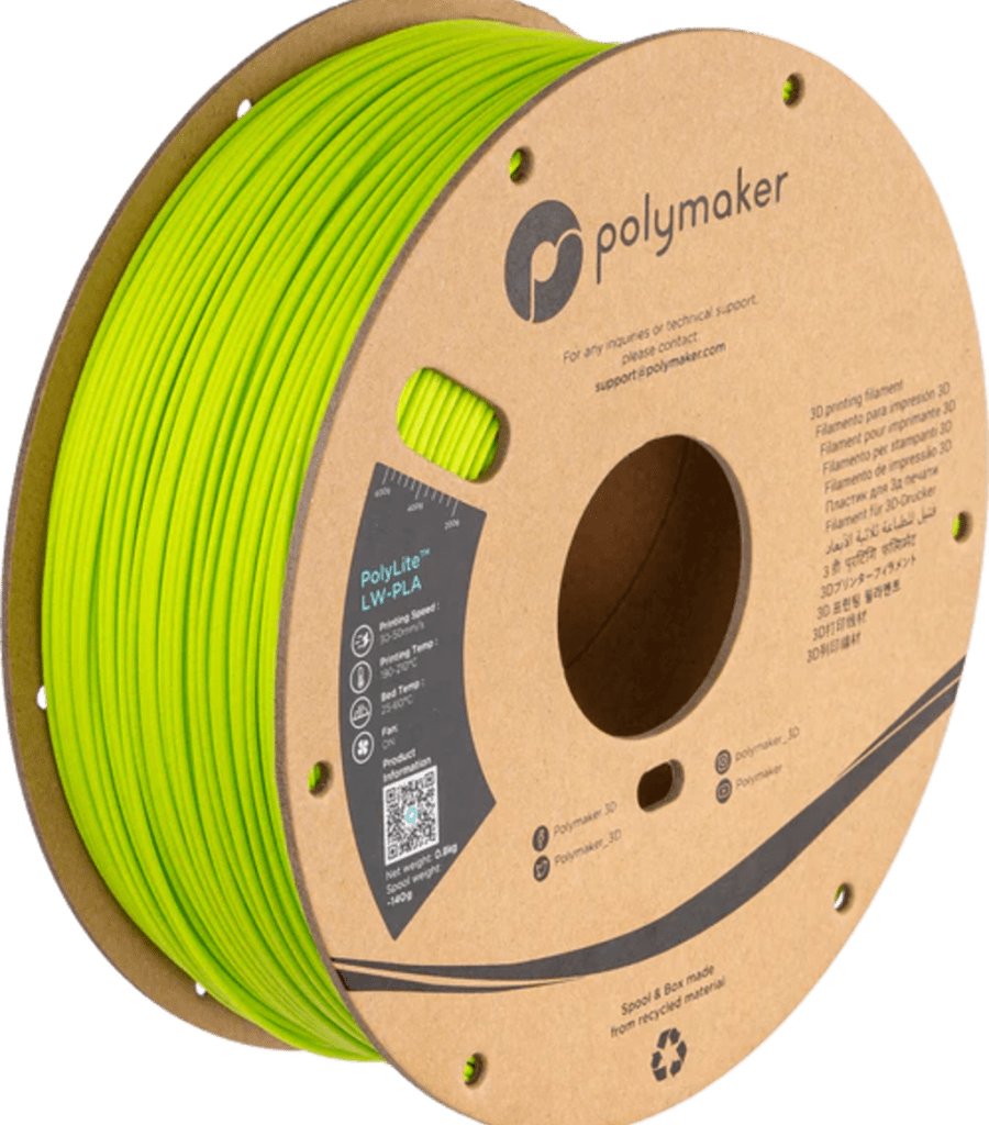 Polymaker – Leichtbau PLA Hellgrün – 1,75 mm – 0,8 kg
