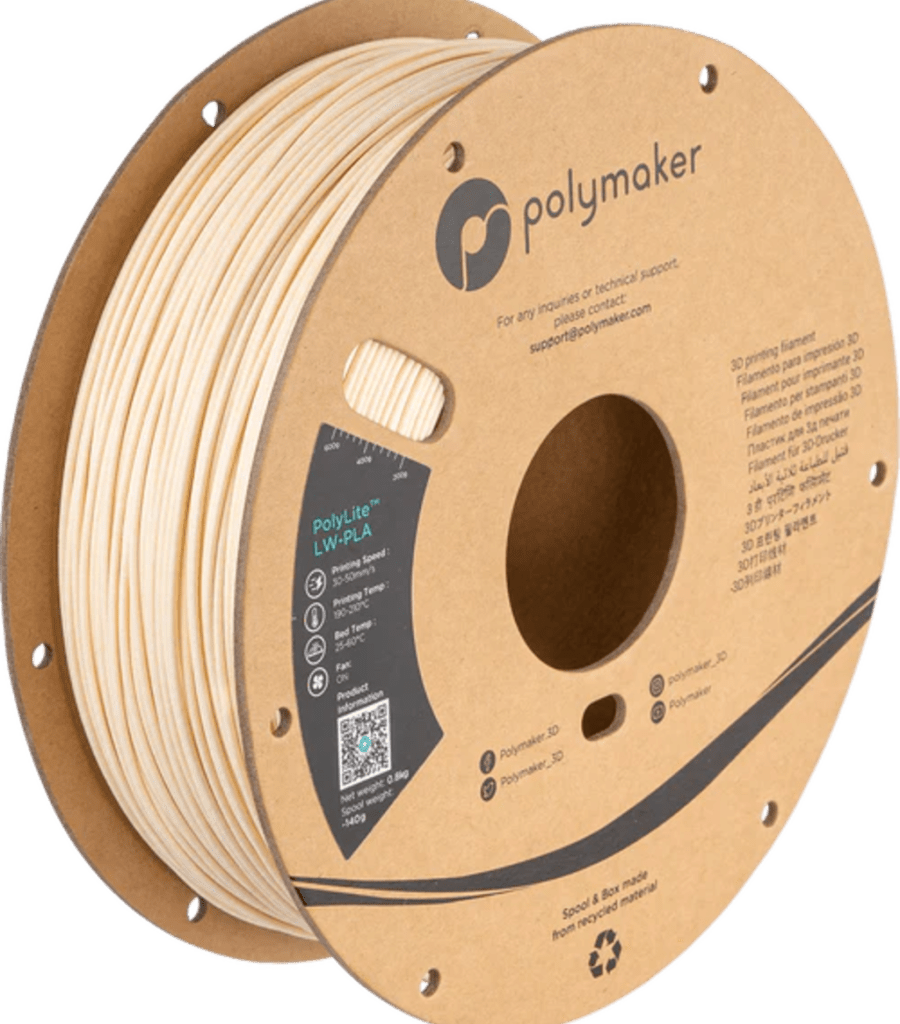 Polymaker – Leichtgewicht PLA Weiß – 1.75 mm – 0.8 kg