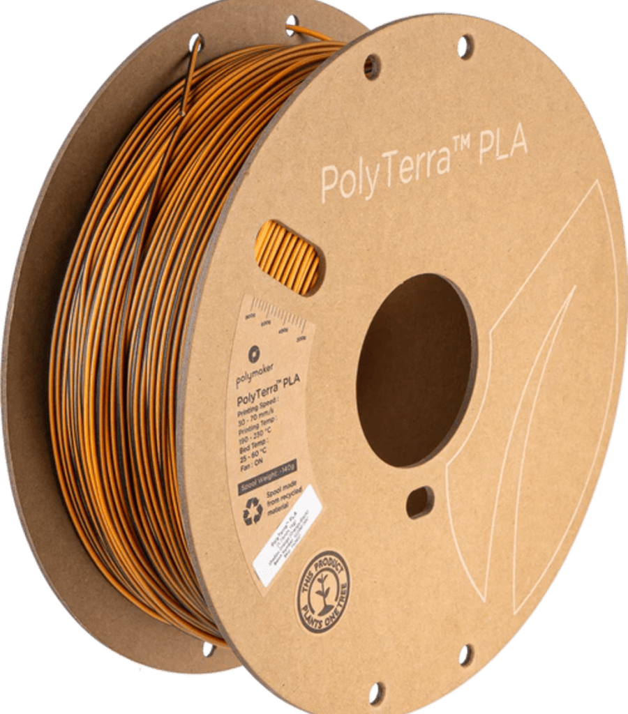Polymaker – PolyTerra PLA Dual Shadow Orange-Schwarz – 1,75 mm – 1 kg